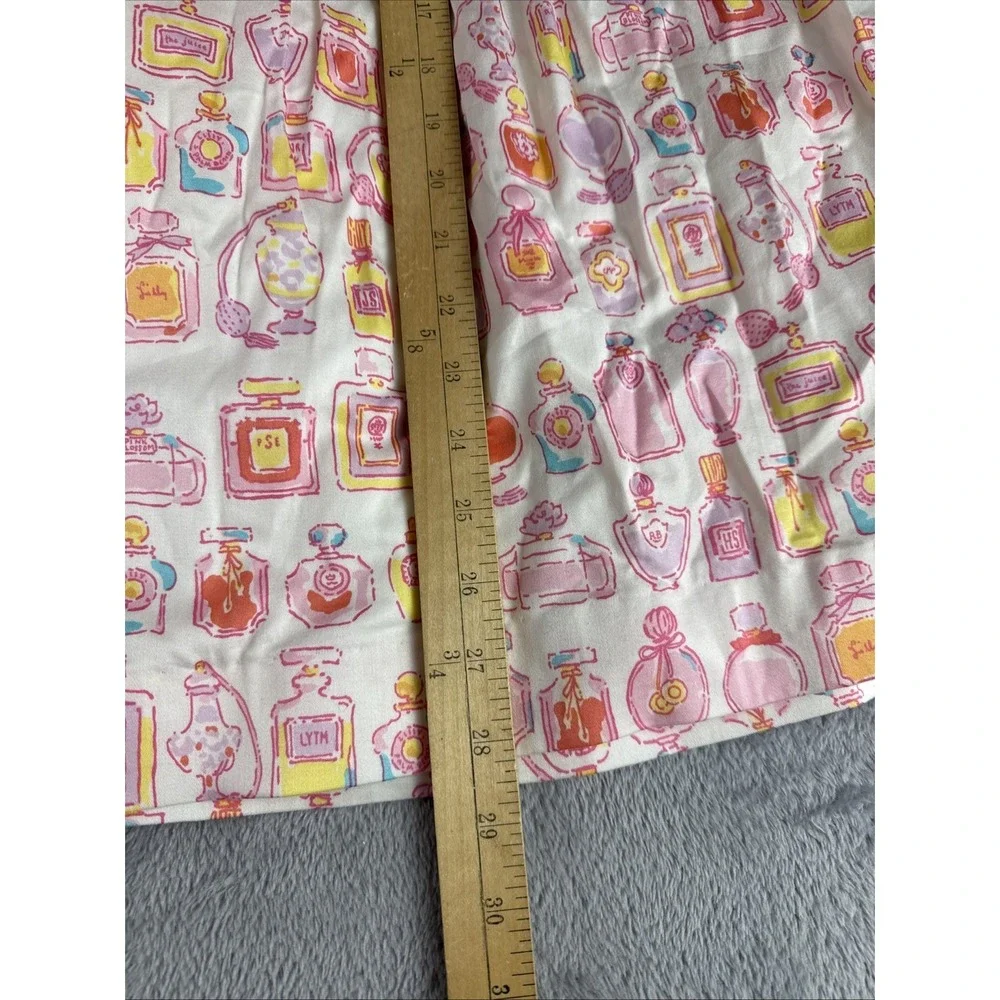 Lilly Pulitzer Strapless Lottie Dress Pink Perfume Bottle Novelty Print 8 New - Picture 11 of 11